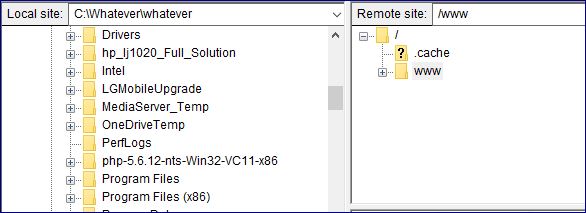 filezilla